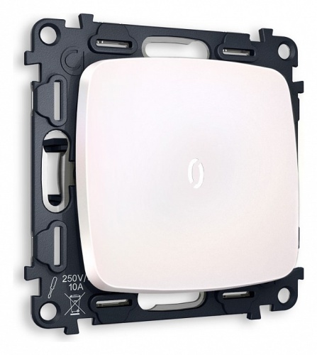 Выключатель одноклавишный с подсветкой без рамки Ambrella Volt OMEGA MO202015 в Нижнем Новгороде