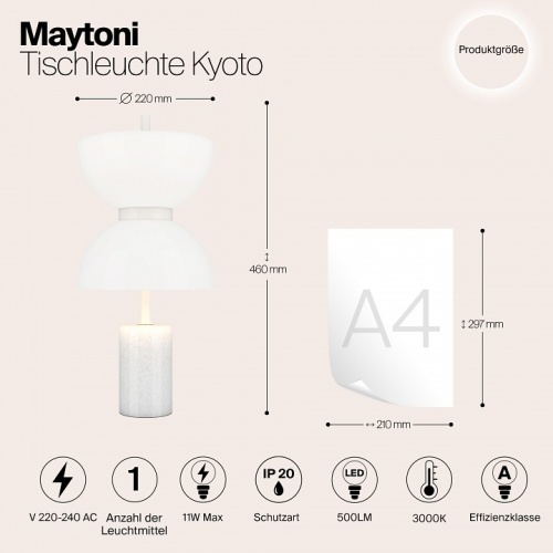 Настольная лампа декоративная Maytoni Memory MOD178TL-L11W3K в Нижнем Новгороде фото 5