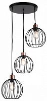 Подвесной светильник Imex MD.0229 MD.0229-3-P BK в Нижнем Новгороде