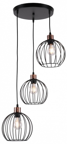 Подвесной светильник Imex MD.0229 MD.0229-3-P BK в Нижнем Новгороде