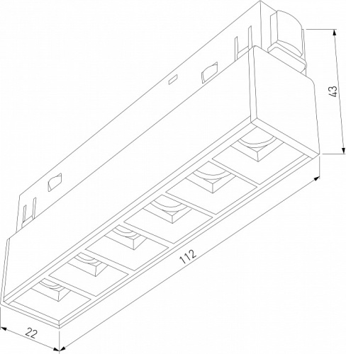 Встраиваемый светильник Elektrostandard Slim Magnetic a064528 в Нижнем Новгороде фото 2