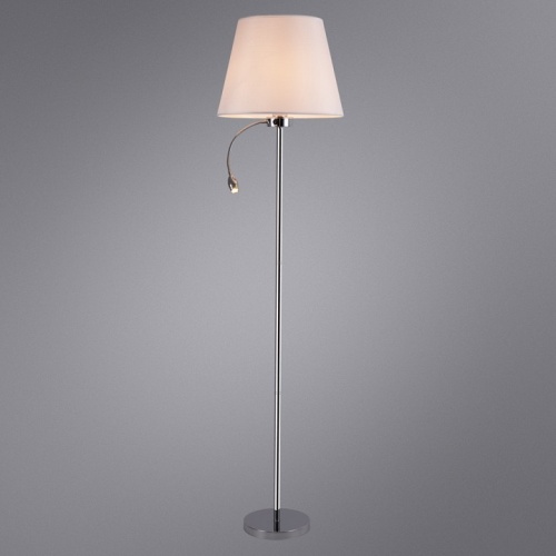 Торшер с подсветкой Arte Lamp Elba A2581PN-2CC в Гаджиево фото 5