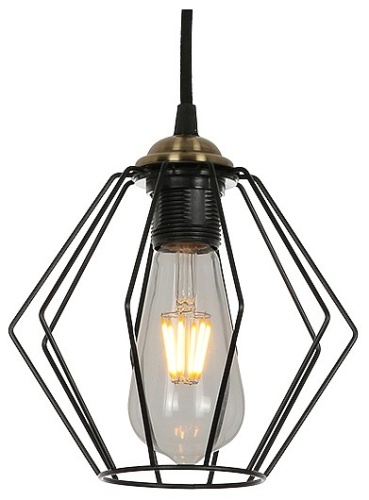 Подвесной светильник Imex INDIGO MD.3099-1-P BK+AB в Нижнем Новгороде