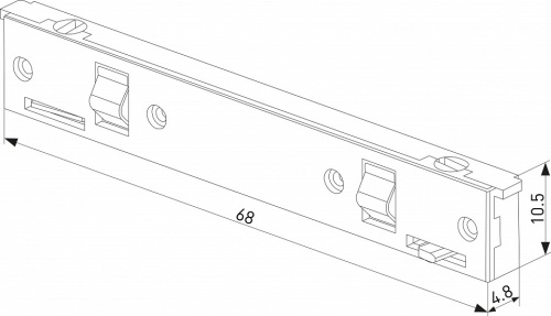Соединитель линейный для треков Elektrostandard Mini Magnetic a067996 в Нижнем Новгороде фото 2