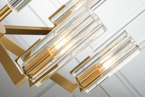 Подвесная люстра Belfast Malone 6035-6 BR CL в Нижнем Новгороде фото 7