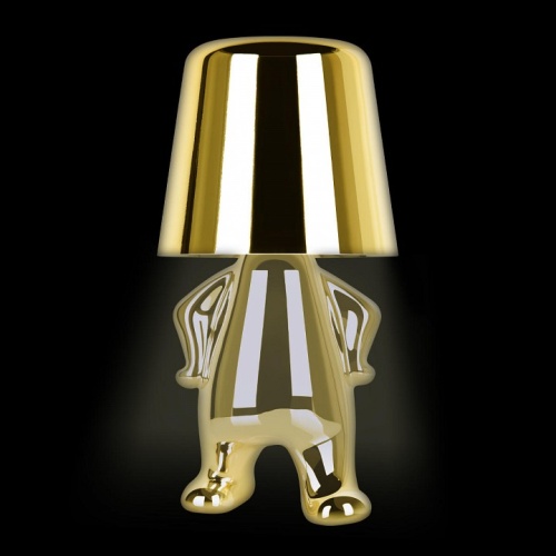 Настольная лампа декоративная Loft it Brothers 10233/C Gold в Новоржеве фото 5