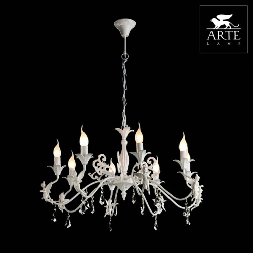 Подвесная люстра Arte Lamp Angelina A5349LM-8WH в Нижнем Новгороде фото 6