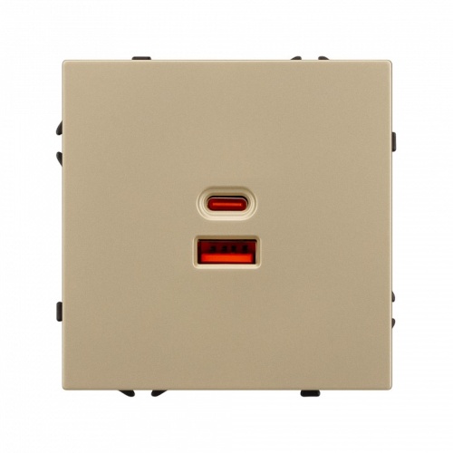 Розетка 2хUSB type A и C без рамки Arlight NOBE 054318(1) в Нижнем Новгороде фото 2