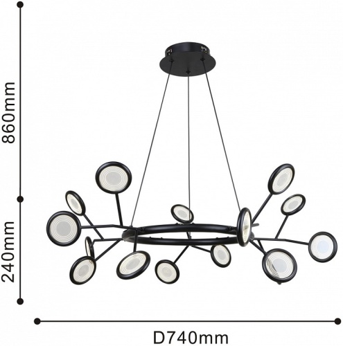 Подвесная люстра F-promo Mugs 4252-15P в Нижнем Новгороде фото 4