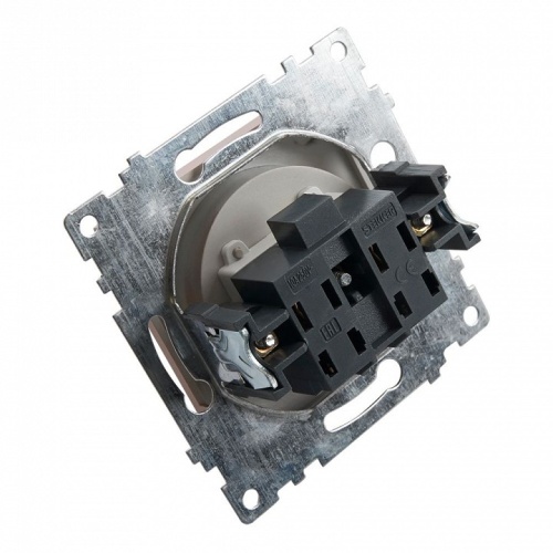 Розетка с заземлением и со шторкой, без рамки Stekker Катрин 39582 в Нижнем Новгороде фото 5