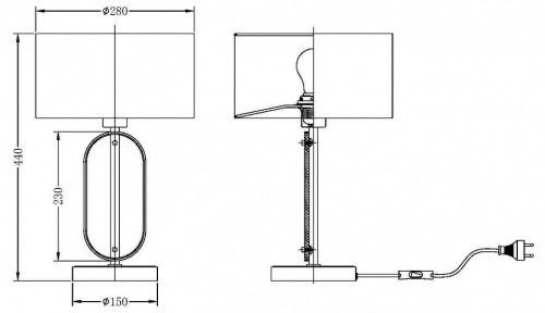 Настольная лампа декоративная Maytoni Marmo MOD099TL-01G в Нижнем Новгороде фото 5