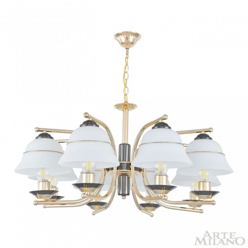 Подвесная люстра Arte Milano Florentia-1240 301240/8 Bk/Gd в Нижнем Новгороде фото 4