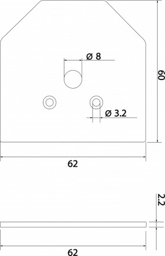 Заглушка для трека Elektrostandard Slim Magnetic a067417 в Нижнем Новгороде фото 2
