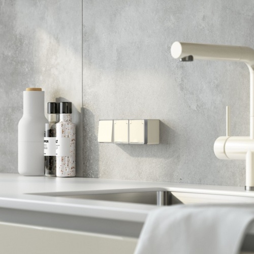 Выключатель одноклавишный влагозащищенный Werkel Gallant (слоновая кость) W5010203 в Нижнем Новгороде фото 2