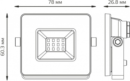 Настенно-потолочный прожектор Gauss BASIC 688100310 в Нижнем Новгороде фото 2