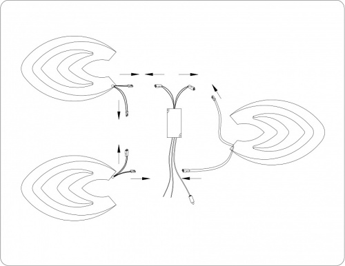 Потолочная люстра Ambrella Light FA FA4545 в Нижнем Новгороде фото 8