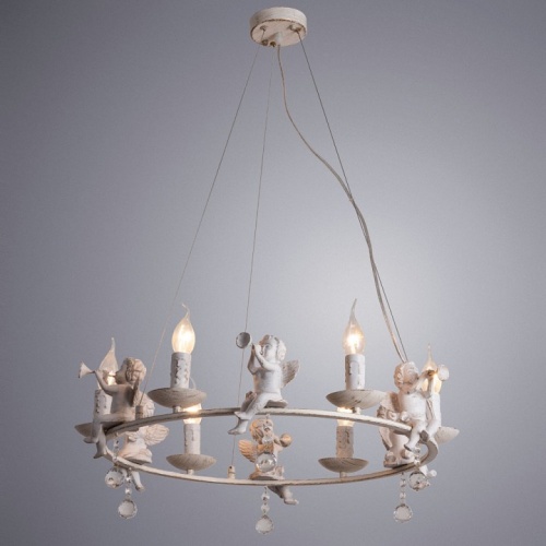 Подвесная люстра Arte Lamp Amur A1133SP-6WG в Нижнем Новгороде фото 4