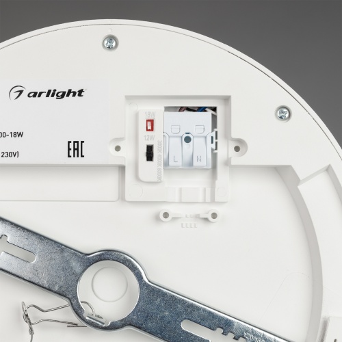 Светильник CL-FIOKK-R220-18W Day4000-MIX (WH, 120 deg, 230V) (Arlight, IP44 Пластик, 3 года) в Гагарине фото 10