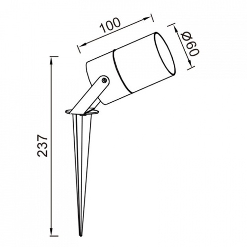 Наземный низкий светильник Mantra QUEBEC 9287 в Нижнем Новгороде фото 3
