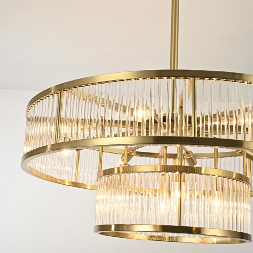 Люстра на штанге Imperiumloft RH Marais Round Chandelier D80 40,2668 в Нижнем Новгороде фото 6