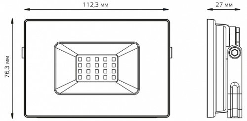 Настенно-потолочный прожектор Gauss Elementary 613100220 в Нижнем Новгороде фото 2