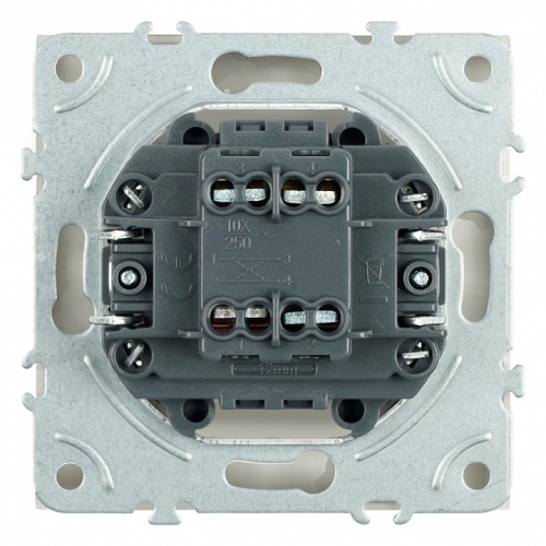 Переключатель перекрестный одноклавишный без рамки Stekker Эмили 49897 в Нижнем Новгороде фото 5