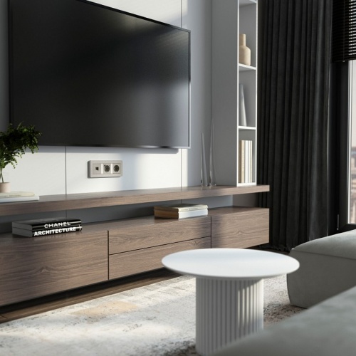 Розетка Ethernet RJ-45 и со шторками, без рамки Werkel дымчатый W1281004 в Нижнем Новгороде фото 8