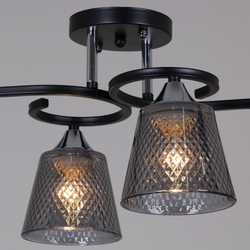 Люстра на штанге 06089-0.3-04 BK+CR в Нижнем Новгороде фото 2