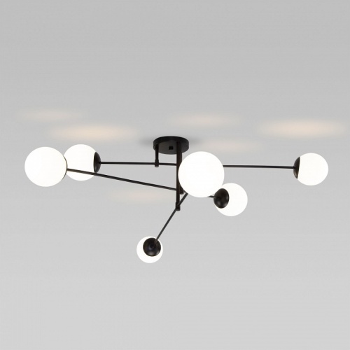 Потолочная люстра Eurosvet Netz 30181/6 черный в Нижнем Новгороде фото 4