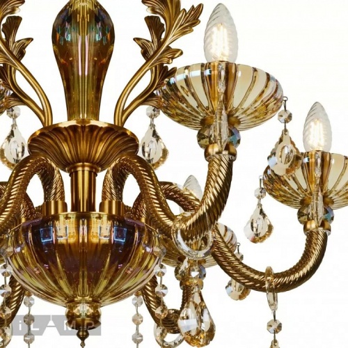 Подвесная люстра iLamp Asia 81069-6 BR в Нижнем Новгороде фото 3