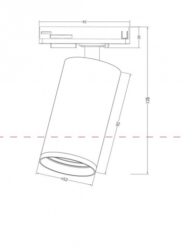 Светильник на штанге Maytoni Focus S TR020-1-GU10-W в Ростове фото 4