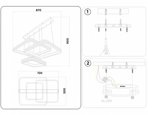 Подвесной светильник Ambrella Light FA FA6165 в Нижнем Новгороде фото 2