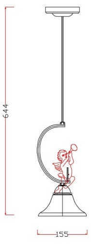 Подвесной светильник Escada Angel 10169/1S в Нижнем Новгороде фото 2