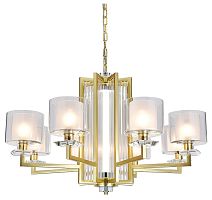 Подвесная люстра Newport ALEXANDRA 4408+1/C mat.gold в Нижнем Новгороде