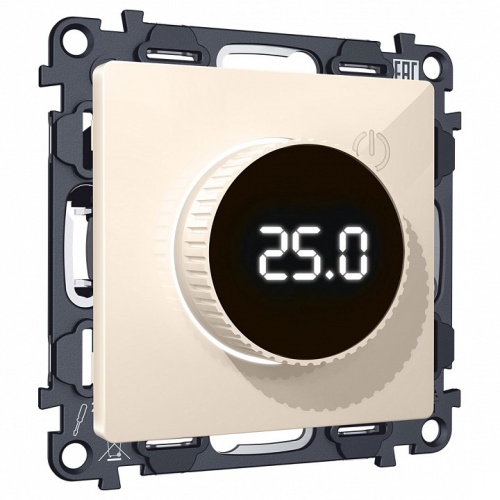 Терморегулятор электромеханический для теплого пола без рамки Ambrella Volt ALFA MA305810 в Нижнем Новгороде