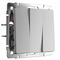 Выключатель трехклавишный без рамки Werkel  W1130006 в Нижнем Новгороде