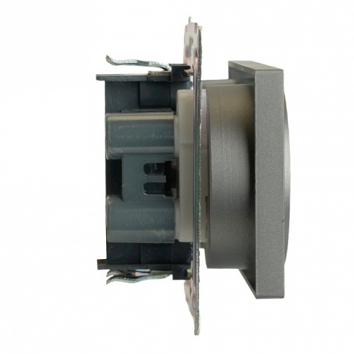 Розетка двойная без заземления и со шторкой, без рамки Stekker Катрин 49421 в Нижнем Новгороде фото 5