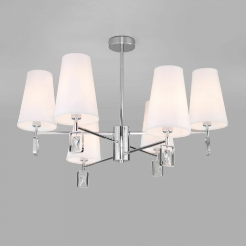 Люстра на штанге Eurosvet Milazzo 60137/6 хром в Нижнем Новгороде фото 4