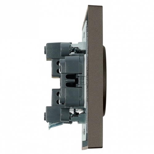 Розетка двойная без заземления и со шторкой Stekker Эмили 49929 в Нижнем Новгороде фото 2