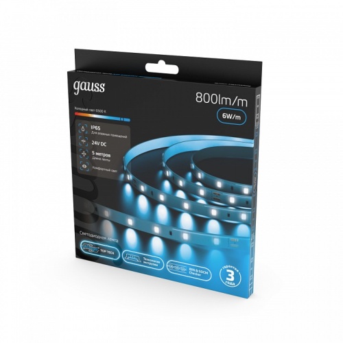 Лента светодиодная Gauss  23637452006 в Нижнем Новгороде фото 3