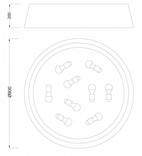 Накладной светильник Mantra Nordica 4963E в Нижнем Новгороде фото 2