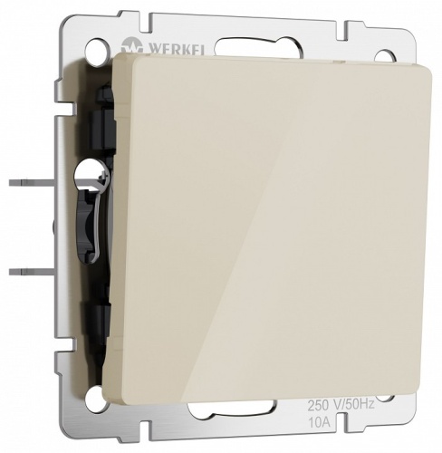 Выключатель проходной одноклавишный без рамки Werkel айвори акрил W1112043 в Нижнем Новгороде