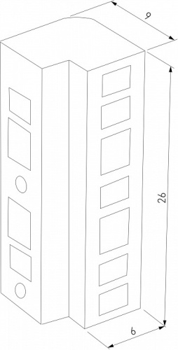 Соединитель угловой внутренний для треков накладных Elektrostandard Flat Magnetic a063737 в Нижнем Новгороде фото 2