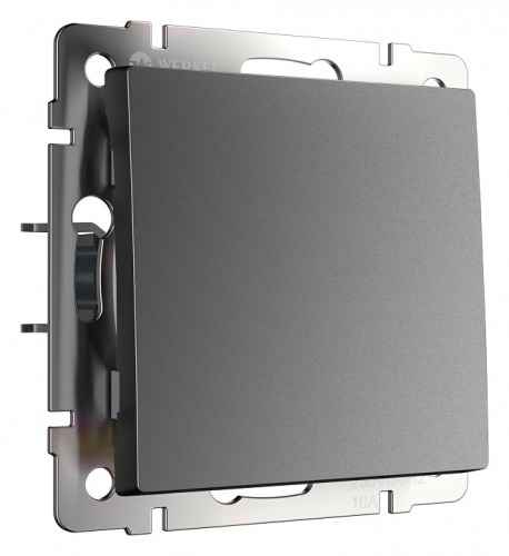 Выключатель одноклавишный без рамки Werkel графит матовый W1110064 в Нижнем Новгороде