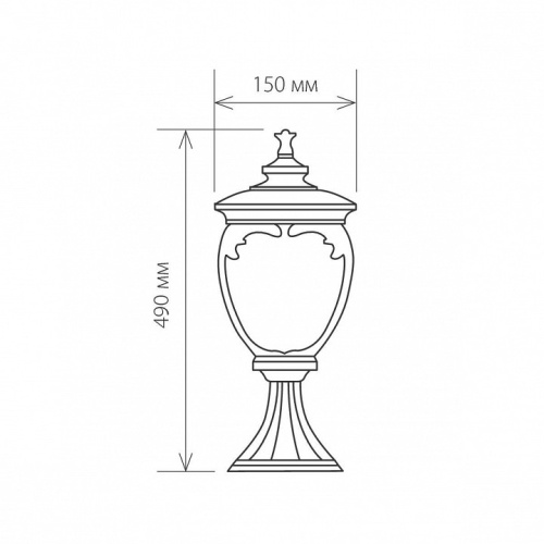 Наземный низкий светильник Elektrostandard Andromeda a027999 в Нижнем Новгороде фото 2