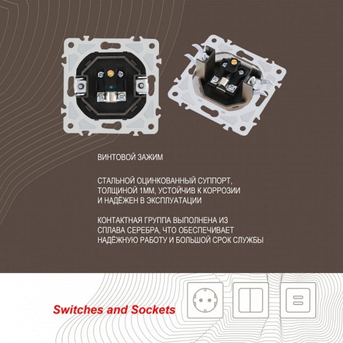 ТВ-розетка без рамки Arte Milano am-206 206.43-1.shampan в Нижнем Новгороде фото 2