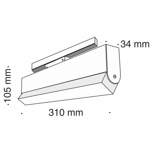 Накладной светильник Maytoni BASIS TR013-2-20W4K-B в Ермолино фото 3