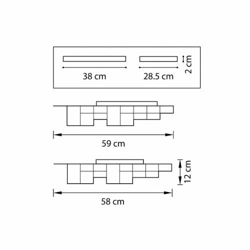 Накладной светильник Lightstar Favo 750122 в Нижнем Новгороде фото 3