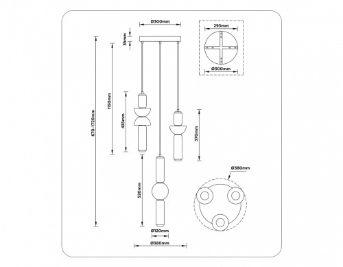 Подвесной светильник Ambrella Light LH LH11026 в Нижнем Новгороде фото 5