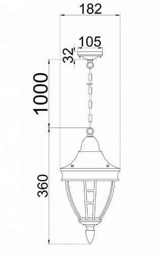Подвесной светильник Maytoni Rivoli O027PL-01B в Ермолино фото 2